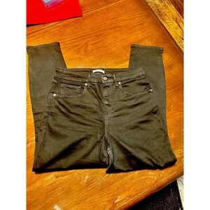 Good American Womens Size 14/30High Rise Skinny Stretch‎ Black Jeans